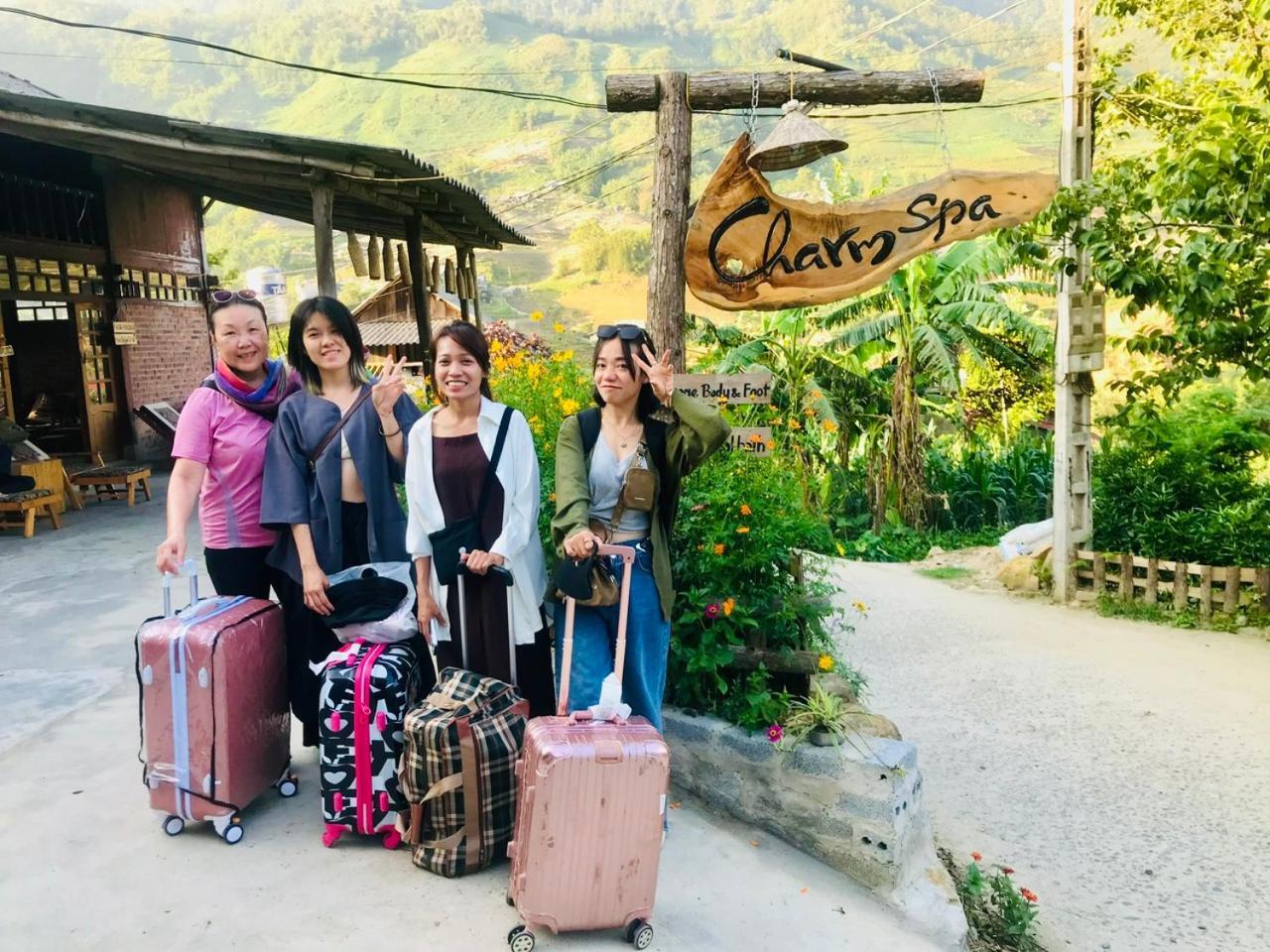 Charm Spa & Homestay Lao Tchay Kültér fotó